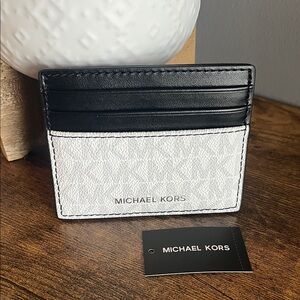 Michael Kors Card Holder Bright White - Cooper
